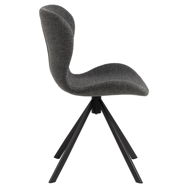 Krzesło obrotowe Batilda antracytowe Monza 130 - ACTONA